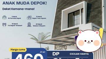 tampak depan hunian modern minimalis favorit anak