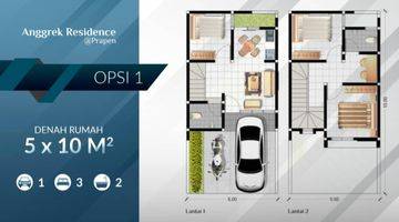 Gambar 3 A.54A.2.Rumah ANGGREK RESIDENCE - PRAPEN - Dekat UBAYA & PETRA, MOLEK & Bisa Buat Kos2-an (Grade A+)