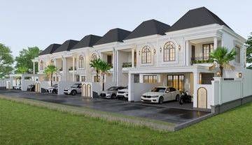 Rumah Mewah Dengan Jacuzzi Desain American Style