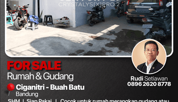 Gudang Dan Tempat Produksi Siap Pakai Ciganitri Buah Batu Bandung
