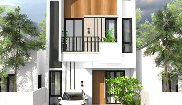 Rumah 2 Lt Scandinavian Premium 600 Jutaan 15 Menit St. Depok Lama