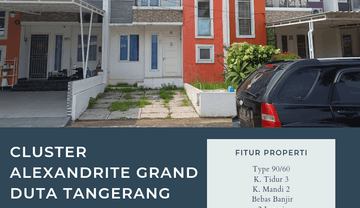 DIJUAL RUMAH CLUSTER ALEXANDRITE GRAND DUTA TANGERANG - PROSES LELANG