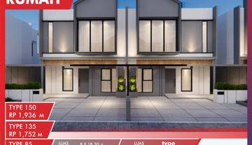Rumah Scandinavian Modern 2 Lantai di Sepakat 2, Pontianak