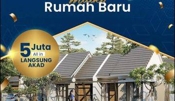 Rumah 3 kamar lingkungan asri dan nyaman Dp 0% free biaya2