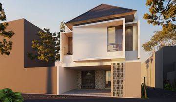 Rumah 2 Lantai Baru SHM di By Pass Ngurah Rai, Denpasar