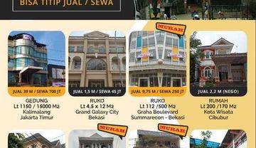 Dijual Ruko 4 Lantai Daerah Ahmad Yani Bekasi 