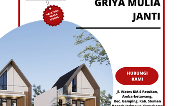 Rumah 2 Lantai SHM di Jalan Solo, Sleman Dekat Pusat Kota Yogyakarta