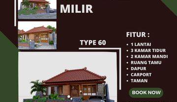 Rumah Cantik Desain Jawa Klasik Dekat Stasiun Wates Yogyakarta