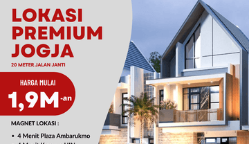 20 Meter Jalan Solo, Dekat Ambarukmo Plaza Rumah Janti Sleman