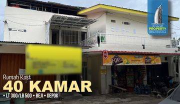 Kost 40 Kamar Terisi Penuh Dekat Kampus Ui Beji, Depok 500 M SHM