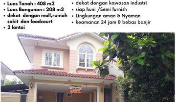Disewakan Rumah Siap Huni di Taman Menteng Lippo Cikarang