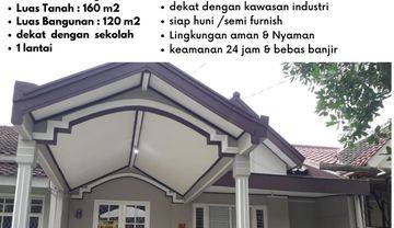 Disewakan Rumah 1 Lantai Siap Huni di Jl. Palem Kuning 1 Taman Beverly Lippo Cikarang