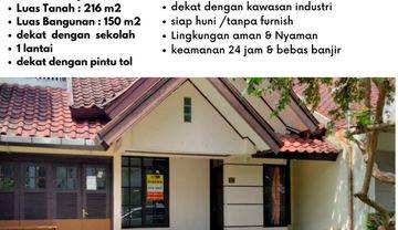 Disewakan Rumah 1 Lantai di Taman Beverly Lippo Cikarang