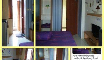 DIJUAL CEPAT  !!! APARTEMEN MARGONDA RESIDENCE, Studio, Furnished, Bagus