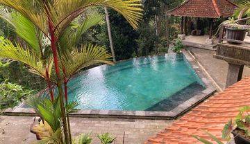 Dijual Villa Cantik View Sungai Dan Sawah Di Ubud Dekat Goa Gajah