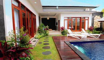 Villa leasehold konsep minimalis di lodtunduh, ubud