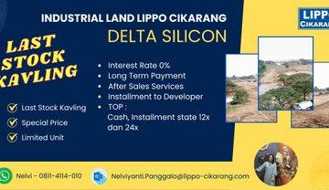 Tanah Industri Delta Silicon 3 Termurah Nego Sampai Cocok 