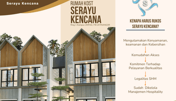 Kost di Jl Cibeusi, Jatinangor 85 M SHM Dekat Kampus Itb