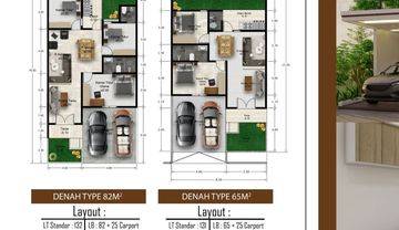 Rumah Cluster Type 65 Dp 20 Jt Sampai Akad Jl Duyung Nangka