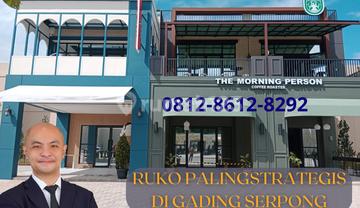  Dijual Ruko Downtown Drive Cluster Volta Summarecon Serpong