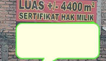 Tanah bagus di pinggir jalan