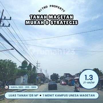 Dijual Tanah Nego Dekat Unesa Kampus Magetan Lingkungan Nyaman
