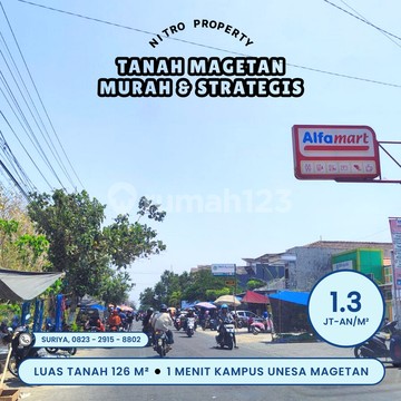 Tanah Kavling Dekat Stasiun Ka Barat Kawasan Industri Magetan