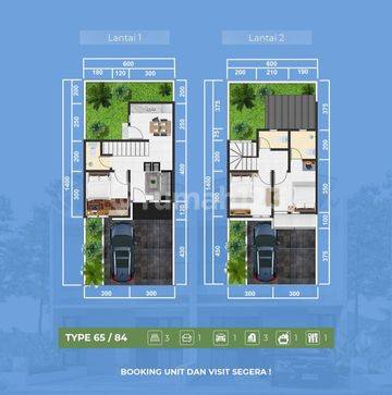 Rumah 2 Lantai Perintis KM 3 dekat Kampus Unhas Tamalanrea Makassar