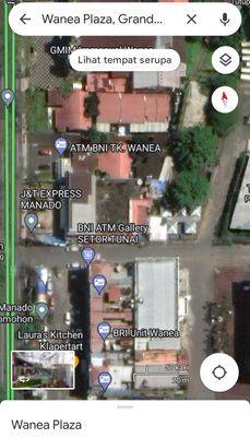 Tanah 2900m2 di Wanea plaza jl samratulangi kuliner apartemen 