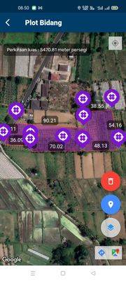 Tanah kebun pinggir jln utama dekat rumah bupati badung