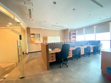 Sewa Office Gandeng APL tower Lantai Rendah Full Furnished