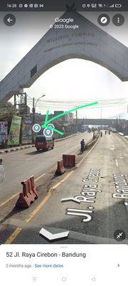 Jarang ada tanah luas di Mainroad perbatasan bandung jatonangor