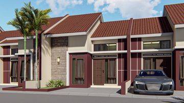 Rumah Modern Murah 2 Kamar Design Elegan Akses Dekat Stasiun