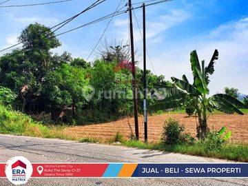 Tanah Bebas Banjir Lokasi Strategis Pinggir Jalan Di Babelan Rumah