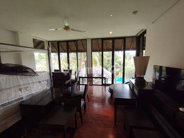 Beautiful Unit With Balcony Overlooking To Balinese Swimming Pool And Comfy 4 Bedrooms At Atmaya Apartment
