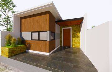 VILLA FULL FURNISHED VIEW PERSAWAHAN DI TANAH LOT DEKAT CANGGU
