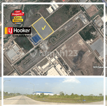 Djual Kavling For Salekavling Industri Deltamas, Dekat Hyundai Motor Manufacturing , Bekasi