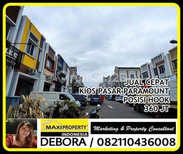 Kios Pasar Paramount, Posisi Hook, Pasar Sudah Ramai, Ruang Usaha