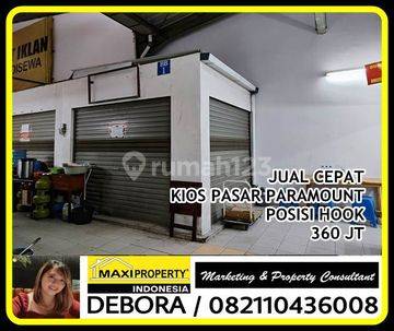 Kios Pasar Paramount, Posisi Hook, Pasar Sudah Ramai, Ruang Usaha