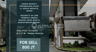 Perumahan Luxor. Jl. Karya Wisata, Johor. Bebas Banjir, Security