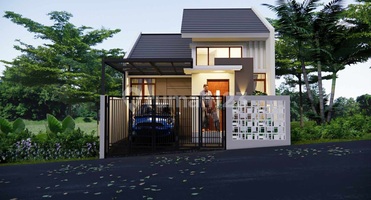 Rumah Murah Baru Cileunyi KPR SHM Dp5jt All In Free Pagar Kanopi