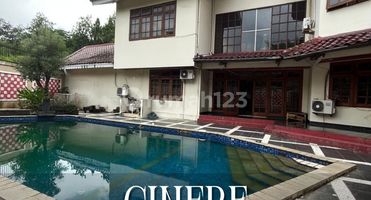 Dijual B.u !! Rumah Mewah Rasa Vila, Ada Swimming Pool di Cinere - Depok, Jawa Barat