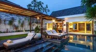 Villa Seminak Batu Beliq 300 meter ke pantai (AMJSEM90) 