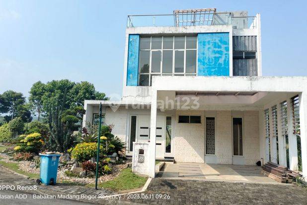 Di jual rumah best view gunung dan sungai hook halaman luas Sentul city