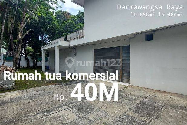 Dijual rumah tua 2 lantai di Darmawangsa, Jakarta Selatan