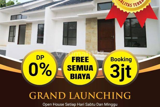 Rumah siap huni hanya bayar 3jt langsung akad di Perumahan The Royal Kingdom Residence SHM
