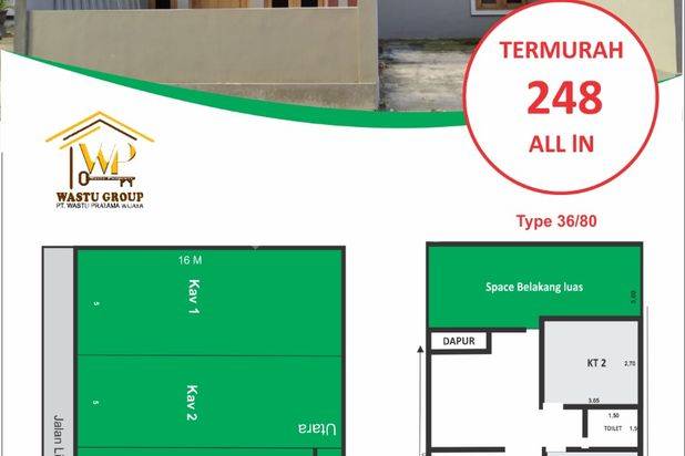 Jual Rumah Minimalis Murah Hanya 265jt Dekat Pasar Klewer Manisrenggo