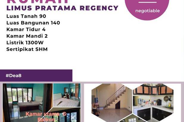 Dijual Rumah Di Limus Pratama Regency
