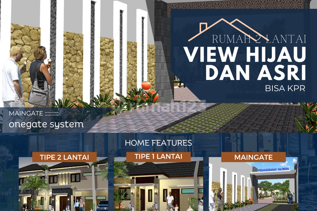 Rumah 2 Lantai View Hijau Dan Asri Bisa Kpr Dp Ringan