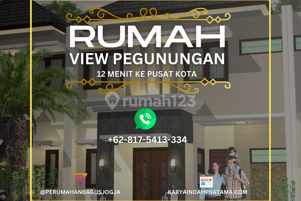 Rumah View Pegunungan 12 Menit Ke Pusat Kota